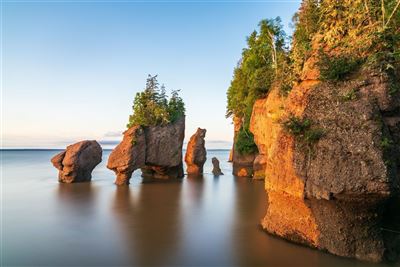 Hopewell Rocks bei Flut